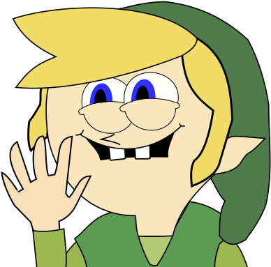 #twitch #link #zelda #spongebob #smallstreamerscommunity - Cartoon (400x400), Png Download