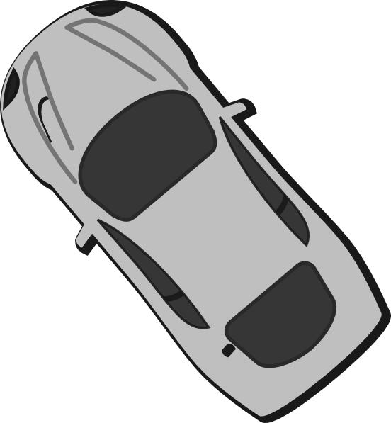 130 Clip Art At Clker - Car From Up Vector Png (552x597), Png Download