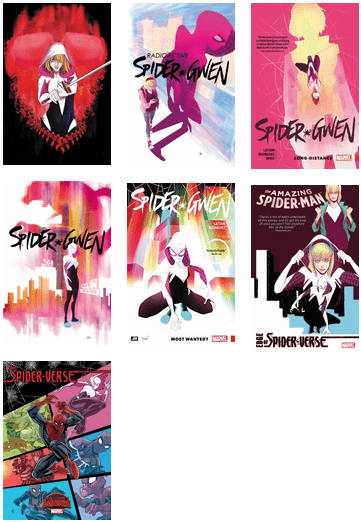 Spider-gwen - Spider-verse: Warzones (436x567), Png Download