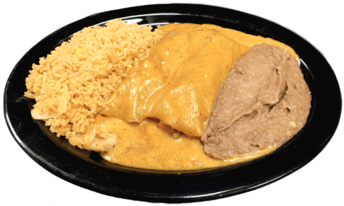 Cheese Enchiladas $9 - Crêpe (700x420), Png Download