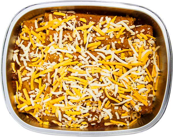 Cheese-enchilada - Recipe (637x500), Png Download