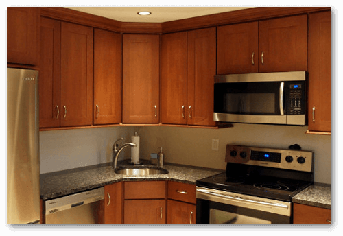 Kitchen Renovation Examples - Kitchen (500x344), Png Download