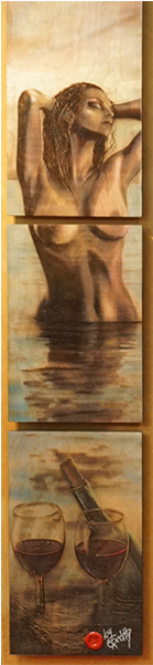 Double Dipping Scotty Custom - Carving (600x600), Png Download