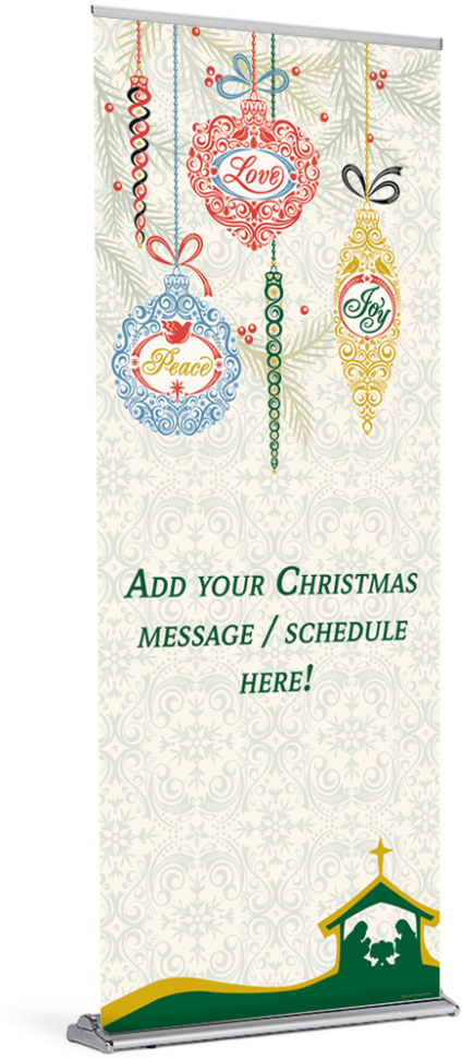 Christmas Banner E - Illustration (1024x1024), Png Download
