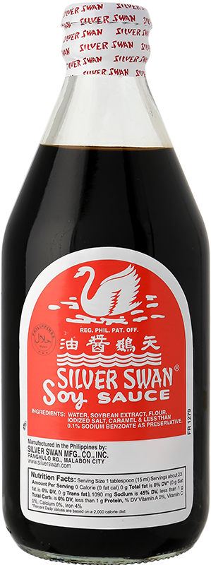 Silver Swan Soy Sauce 340ml (299x800), Png Download