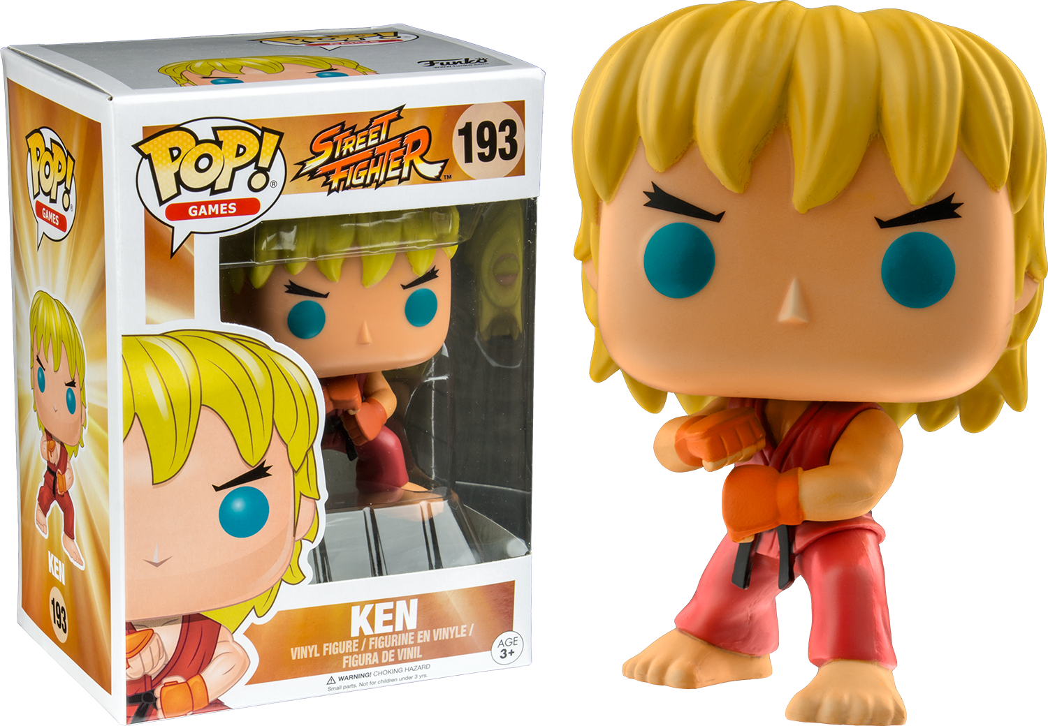 Street - Funko Pop Street Fighter Ken (1500x1040), Png Download