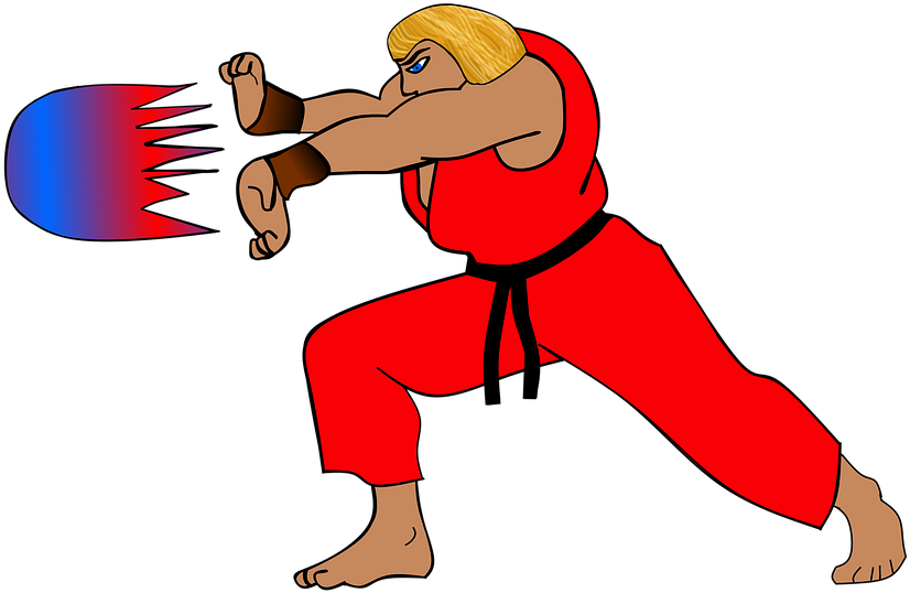 Fireball Clipart Street Fighter - Fight Png (960x578), Png Download