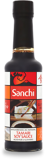 Sanchi Sanchi Tamari Soy Sauce Gluten Free 150ml - (448x590), Png Download