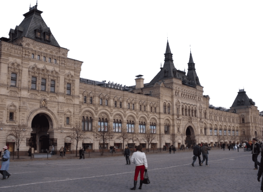 Free Png Russia Red Square Attractions Png Images Transparent - Main Department Store (850x621), Png Download