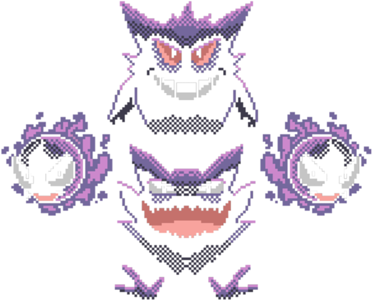 Bohemian Gastly - Cartoon (571x495), Png Download
