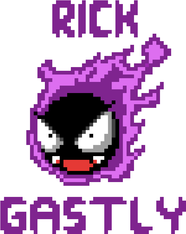 Rick Gastly - Graphic Design (1200x1200), Png Download
