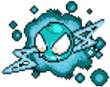 Voltage Gastly - Voltage Gengar Project Pokemon (420x420), Png Download