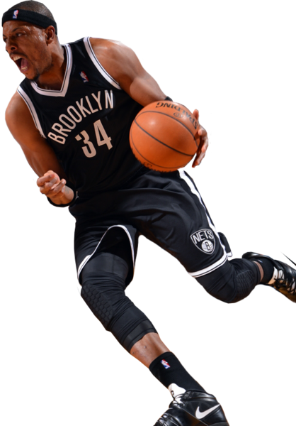 Share This Image - Paul Pierce Nets Png (418x600), Png Download