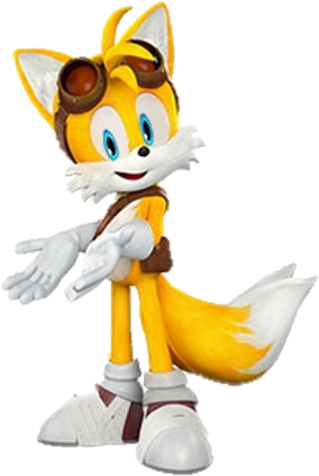 Clip Transparent Download Miles Prower Sega Eyes By - Sonic Boom Tails (706x1132), Png Download