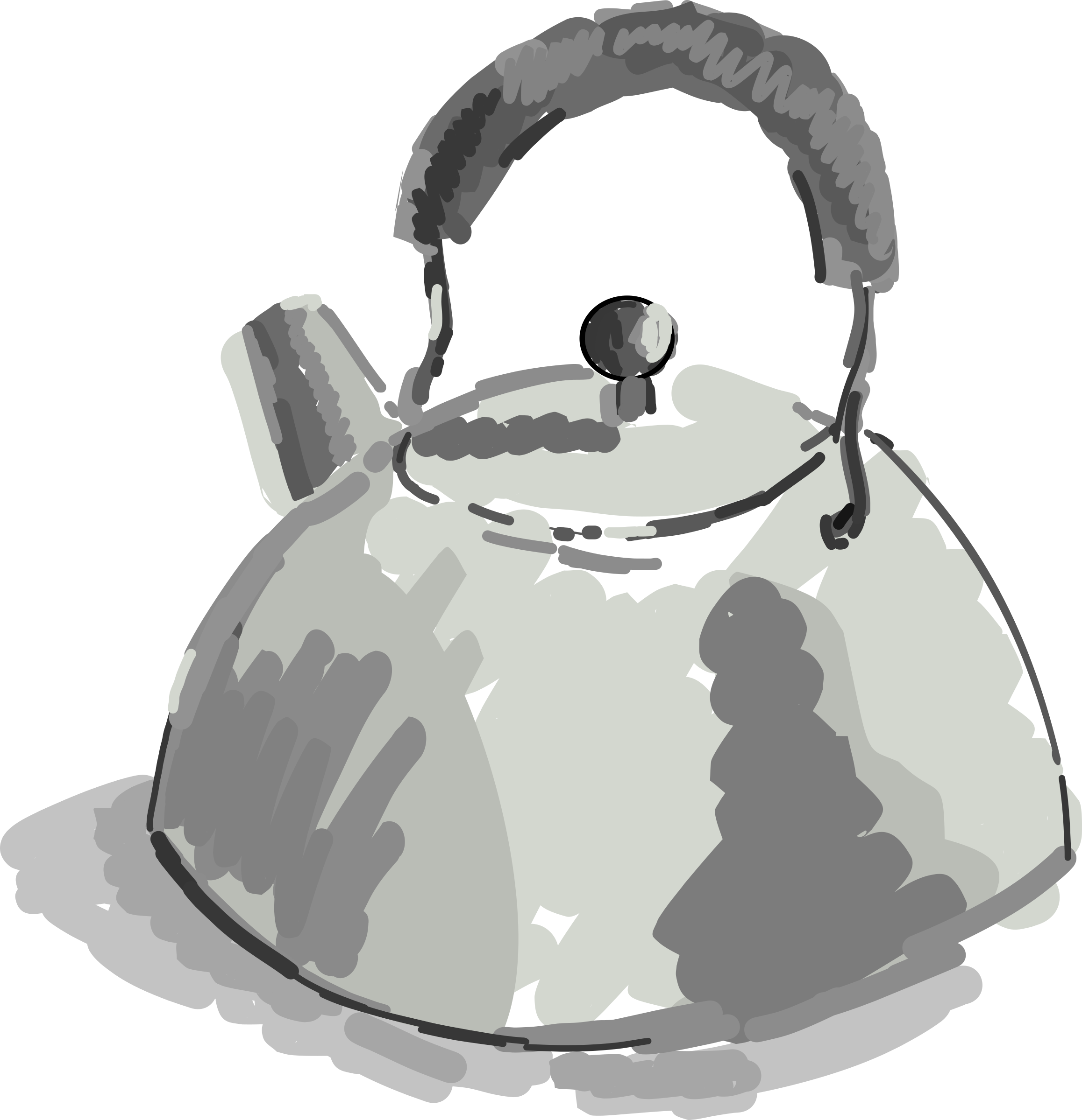 Kettle Png Transparent Image - Cartoon Tea Kettle (2316x2400), Png Download
