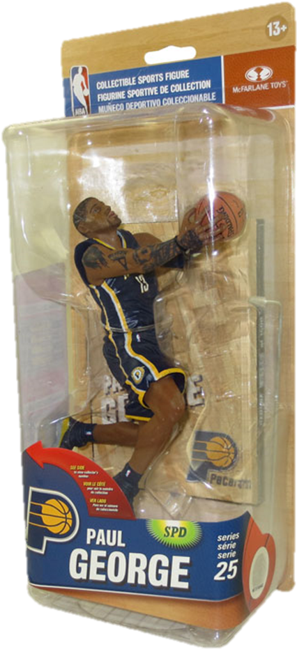 Paul George Figurine - Cleveland Cavaliers Nba Series 28 Figure Kevin Love (537x940), Png Download