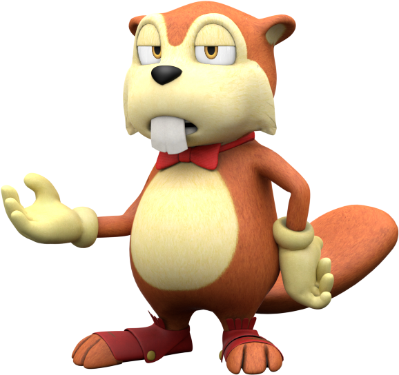 Metal Sonic - Sonic Boom Beaver (600x600), Png Download