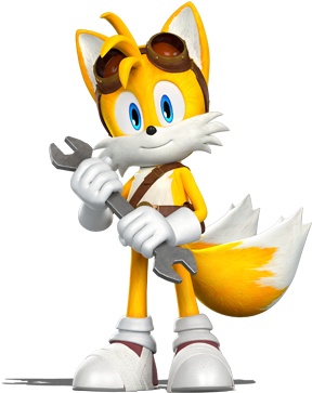 Tails Sonic Boom - Mugen Miles Tails Prower (318x381), Png Download