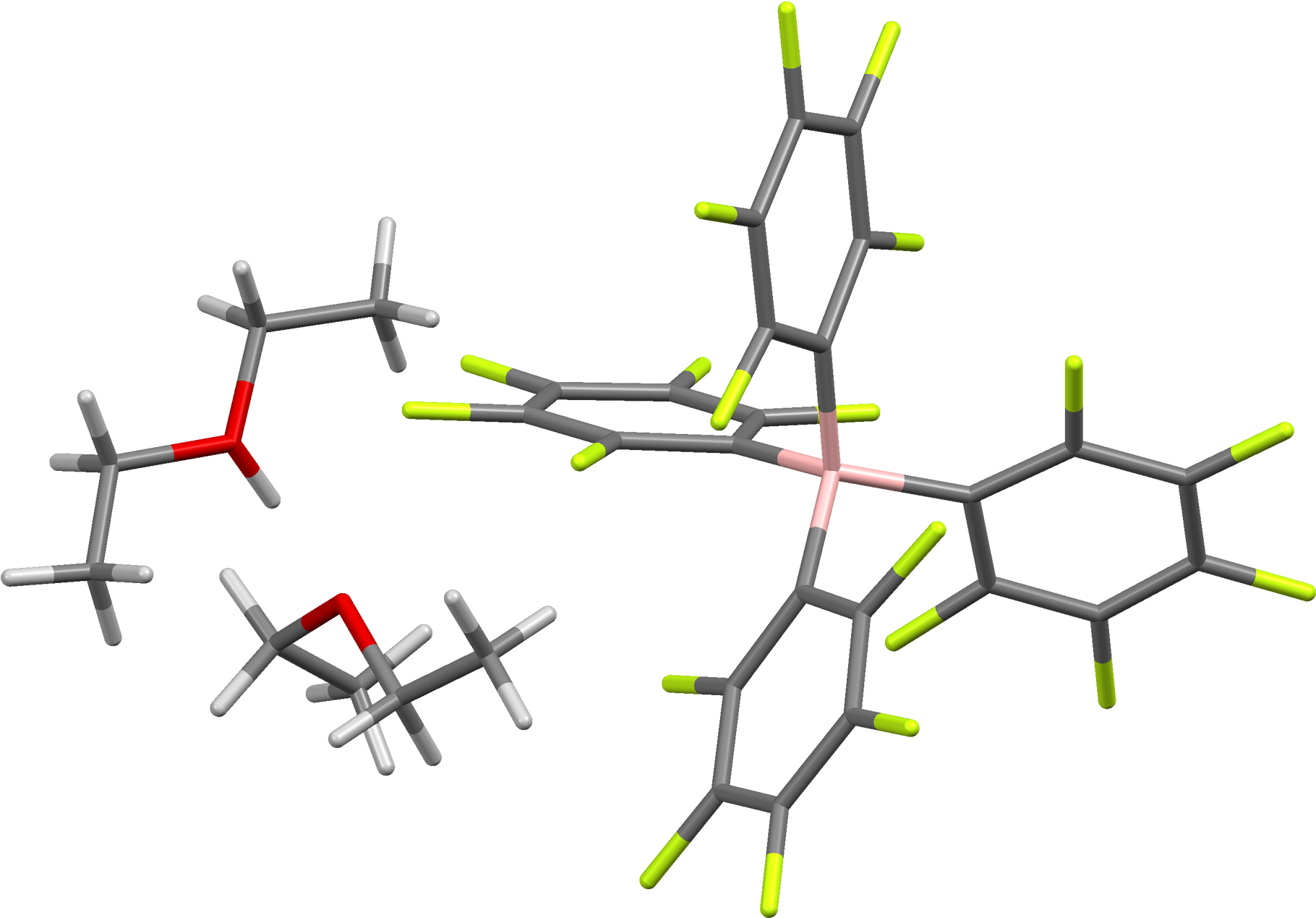Diethyl Ether Oxonium Barf Salt From Xtal - Ether (2000x1449), Png Download