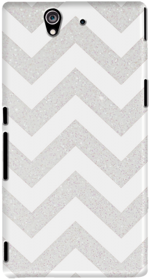 Creacover Silver Sparkle Case For Sony Xperia Z - Mobile Phone Case (300x400), Png Download