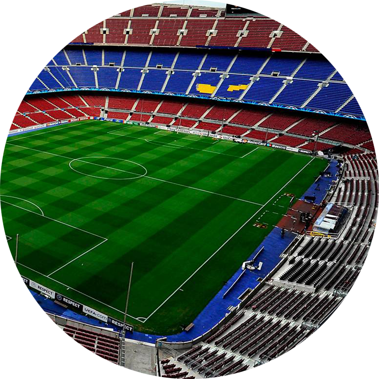 With A Seating Capacity Of 99,354, It Is The Largest - Camp Nou (778x778), Png Download