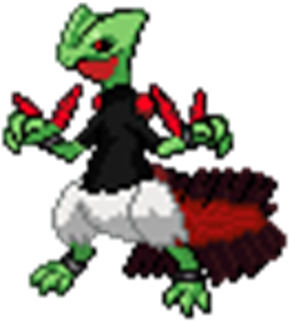 Ghoul Sceptile - Sceptile Pixel Art (420x420), Png Download