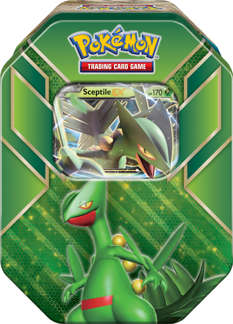 Hoenn Power Tin - Pokemon Card Sceptile Ex Tin (1500x1500), Png Download