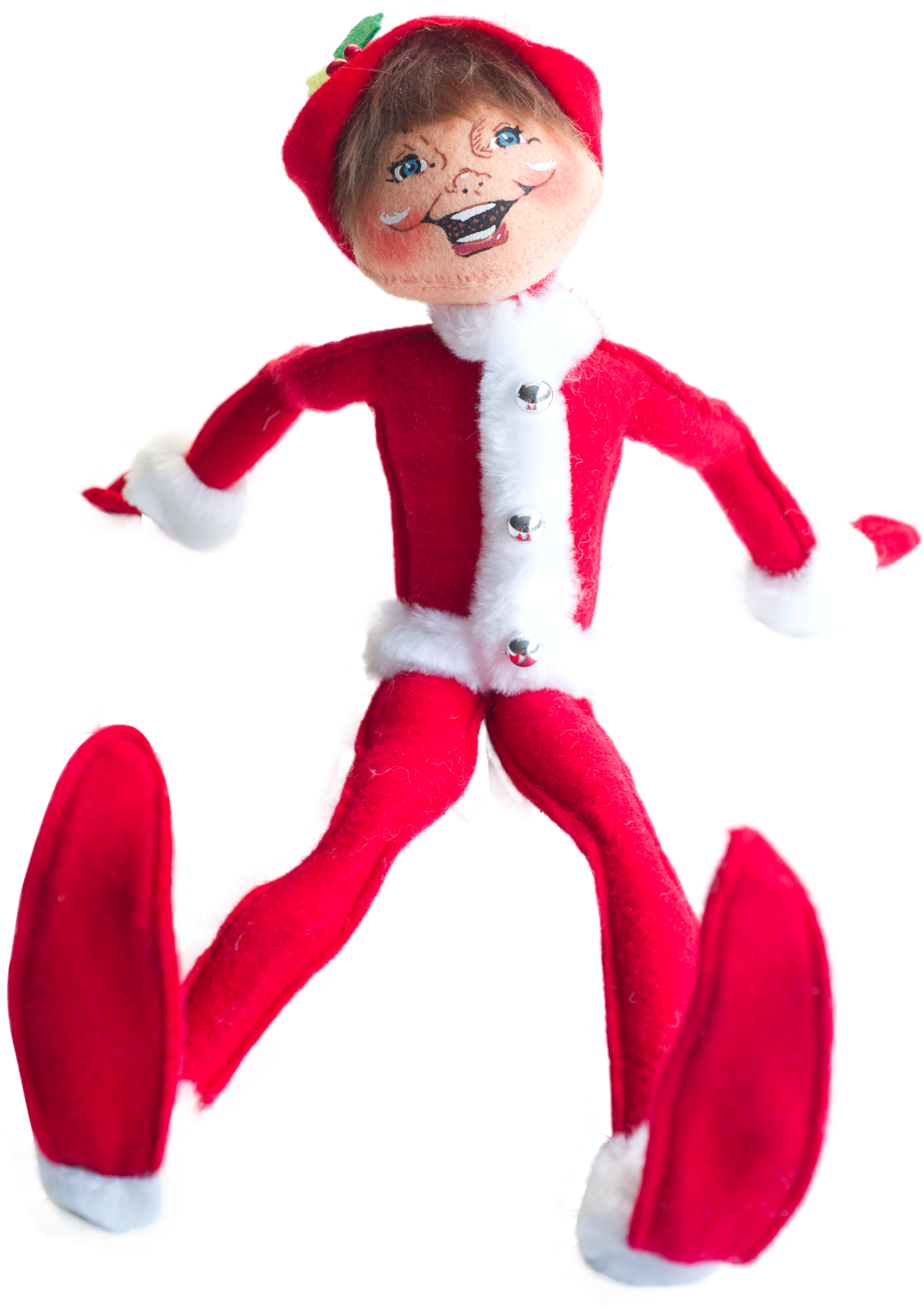 14" Silver Sparkle Elf (4256x4256), Png Download