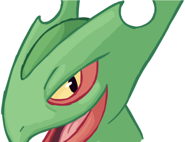 Mega Sceptile By Goronic On Deviantart - Head Of Mega Pokémon (800x491), Png Download