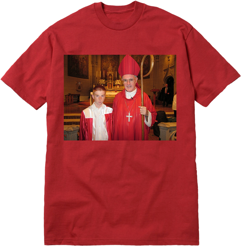 Aidan Pope Red - Supreme Scarface Friend Tee (800x800), Png Download
