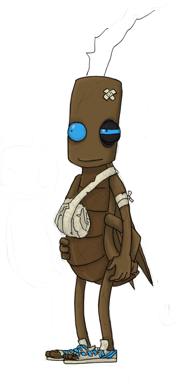 Journey Of A Roach Artwork - Video Game (1000x1415), Png Download