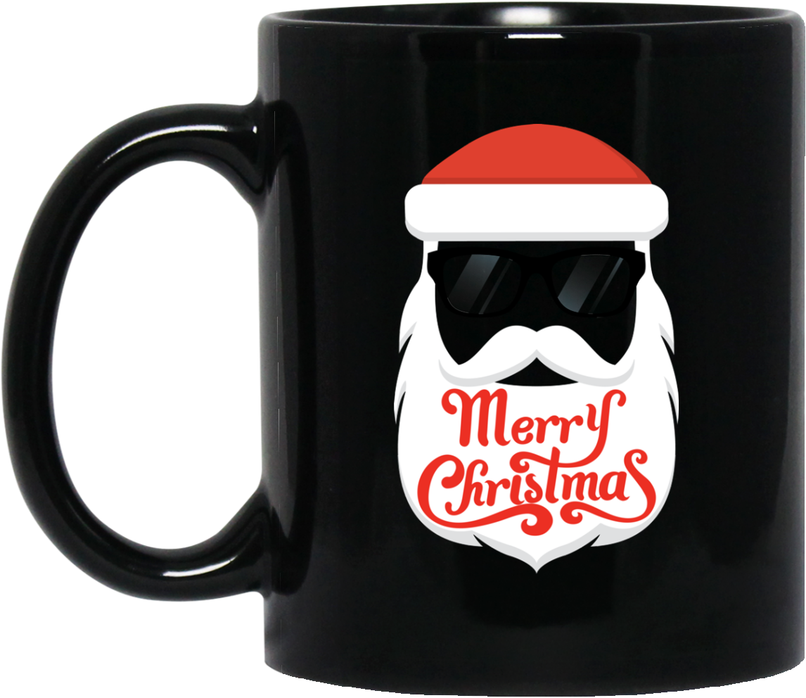 Merry Christmas, Santa Blowing Heart Emoji Mug - Programmer With Or Without A Job (1155x1155), Png Download