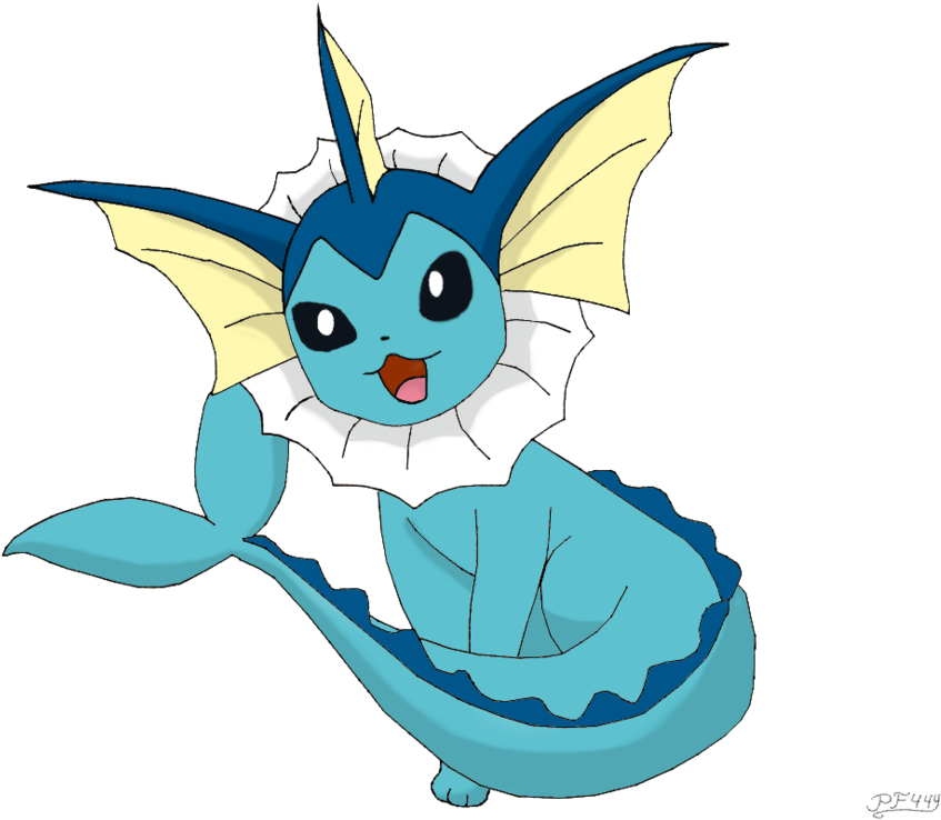 Free Icons Png - Small Vaporeon (900x767), Png Download