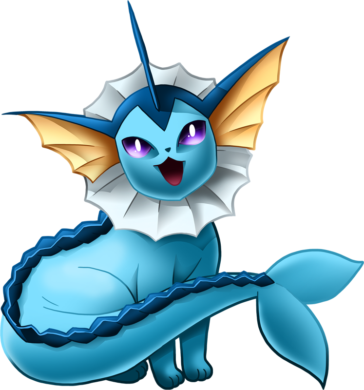 0 Yorum - Pokemon Vaporeon (747x800), Png Download