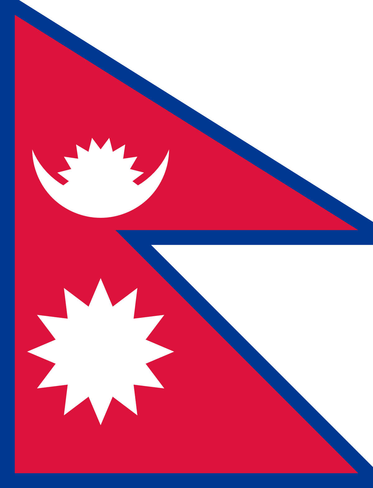 Png Images - Flag Of Nepal Jpg (1200x1568), Png Download