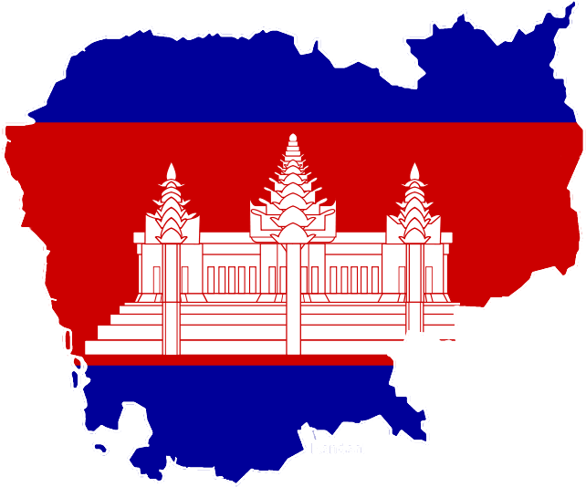 National Flag Of Cambodia Flag - Cambodia Flag Country (800x533), Png Download