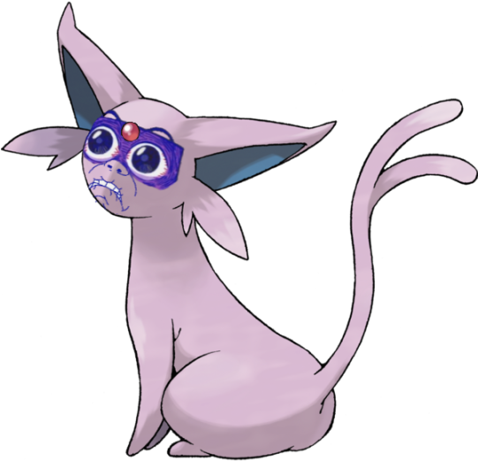 Totty's Face On Eeveelutions - Pokemon Espeon (540x540), Png Download