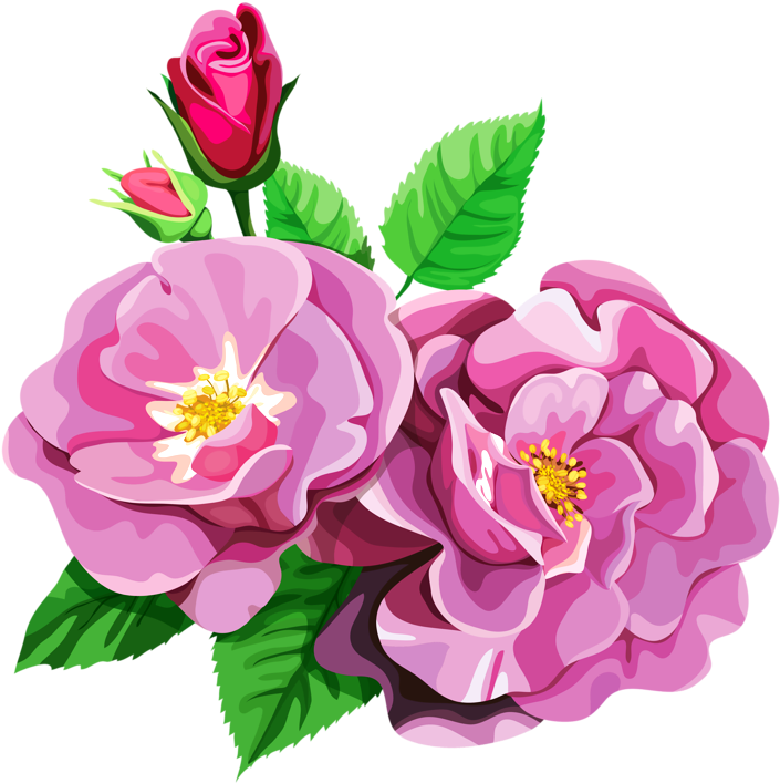 Rose Bouquet Transparent Png - Transparent Flower Art (800x789), Png Download
