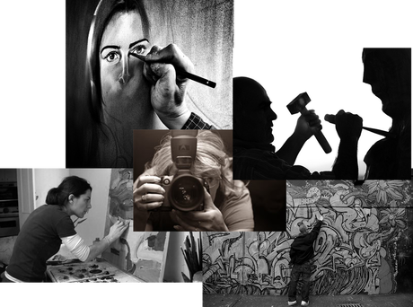 Picture - Graffiti Artist Spraying (460x342), Png Download