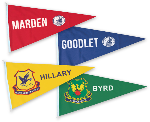 Picture - House Flags For School (550x459), Png Download
