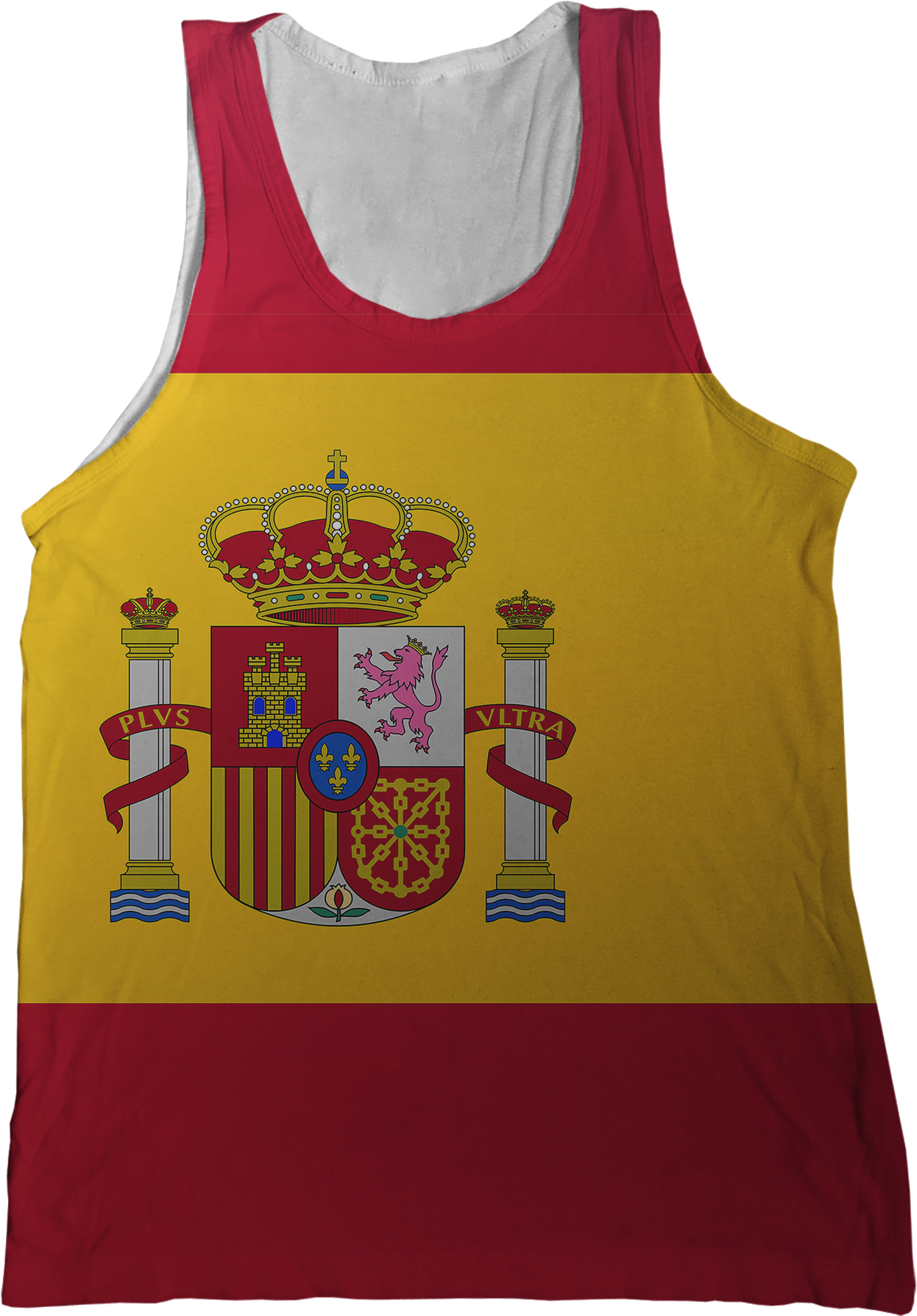 Spain Flag Tank Top - Spain Flag (1296x1786), Png Download