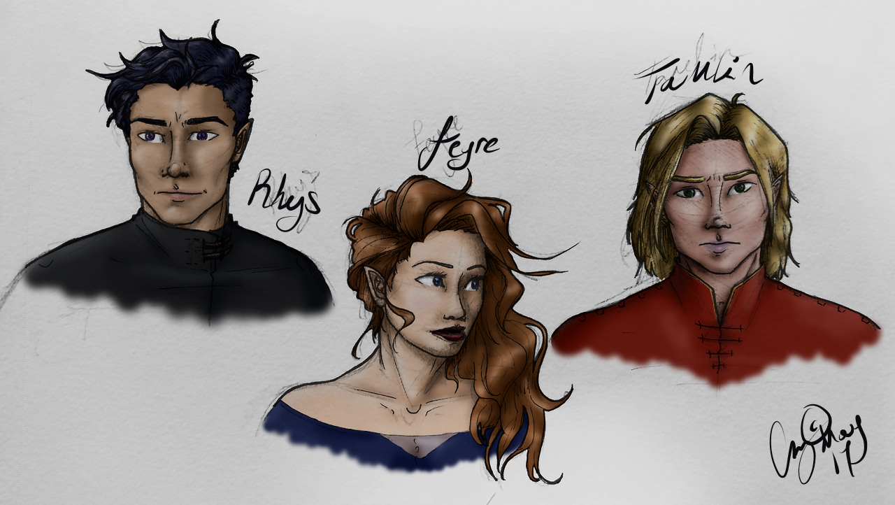 Colored The Trio I Figured It's Easier To Do Lines - Illustration (1280x722), Png Download