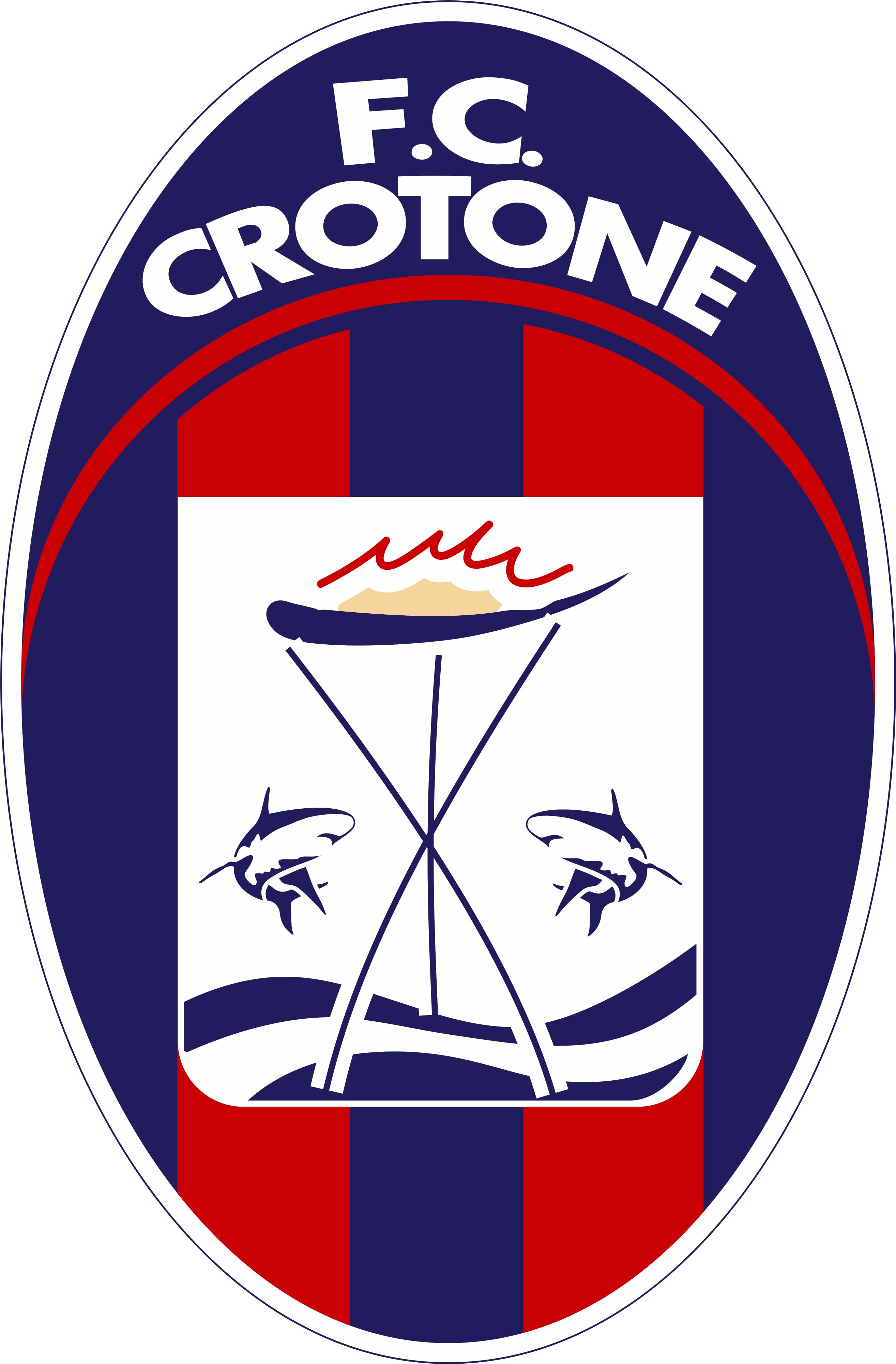 Crotone Predictions Picks - F.c. Crotone (2750x4100), Png Download