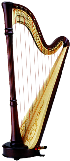 Harp Png - Lyon Healy Style 85 Gp (262x582), Png Download