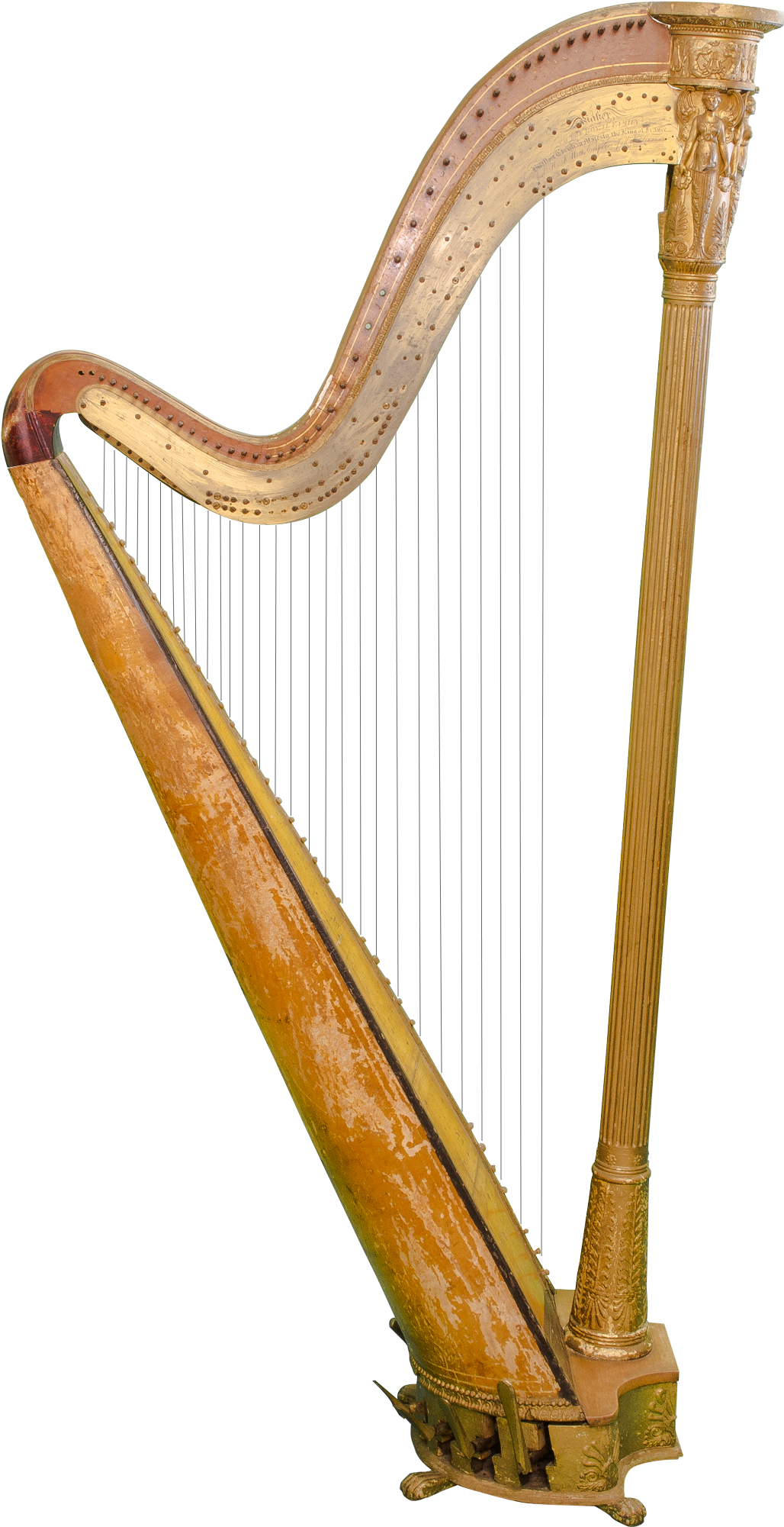 Harp Png (1100x2100), Png Download