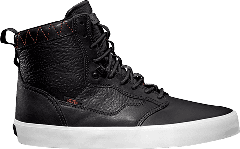 Vans Lynwood Black/ White - Shoe (490x305), Png Download