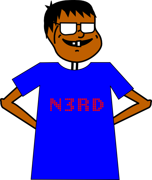 How To Set Use Nerd Clipart (504x599), Png Download