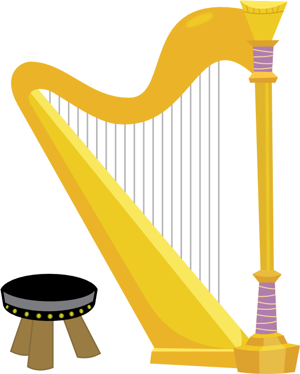 Harp Vector Png (649x800), Png Download