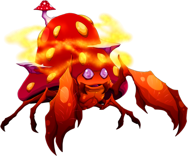 Mega Parasect (800x664), Png Download