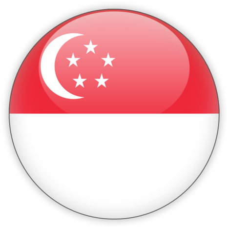 Illustration Of Flag Of Singapore - Singapore Flag Round Icon (640x480), Png Download